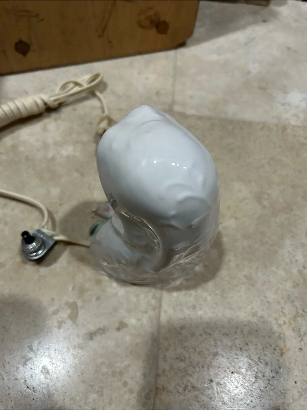 Vintage SANMYRO Madonna and Child NIGHT light Table Lamp